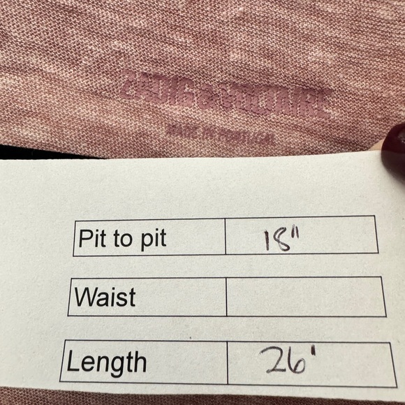 Zadig & Voltaire Awa Camo T-Shirt Pink - Picture 8 of 8